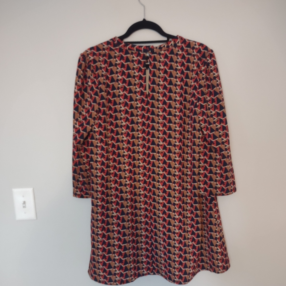 Long sleeve mini dress